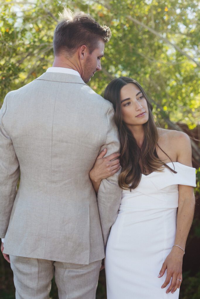 wedding couple portrait