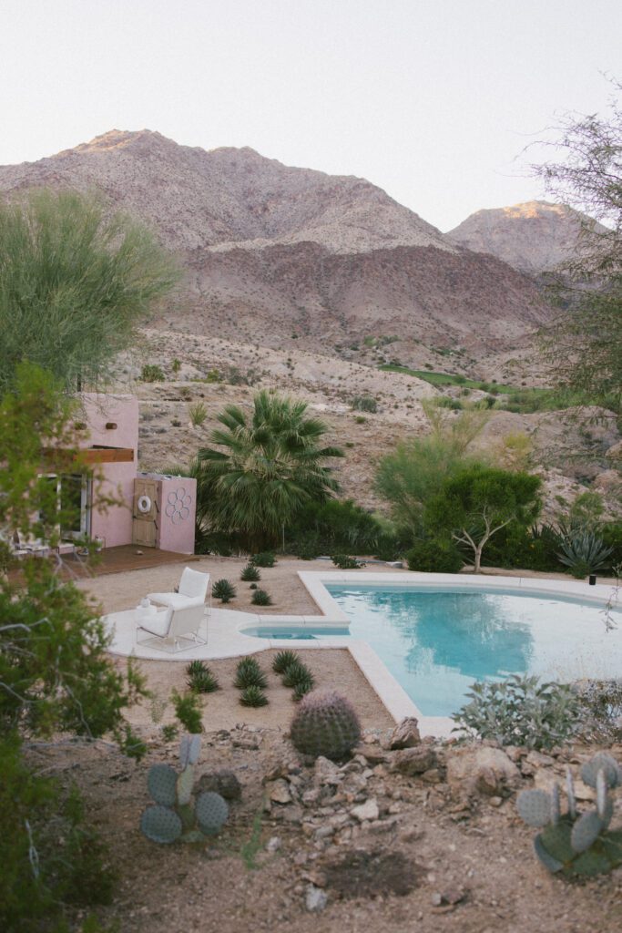 scenery shot of the Palm Springs wedding venue