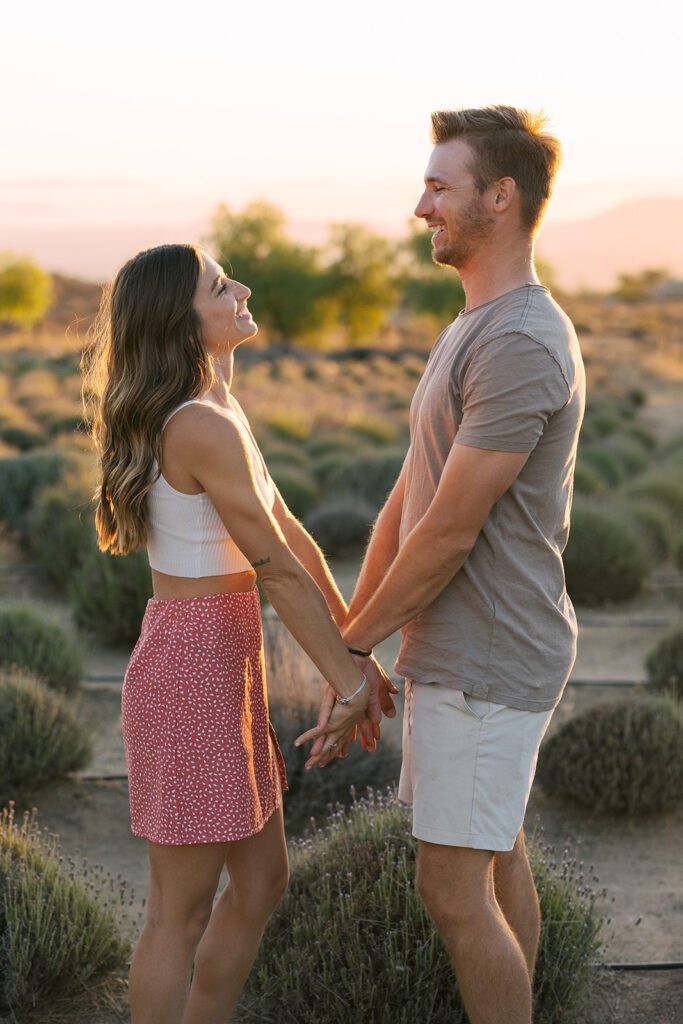 lavender farm couples shoot