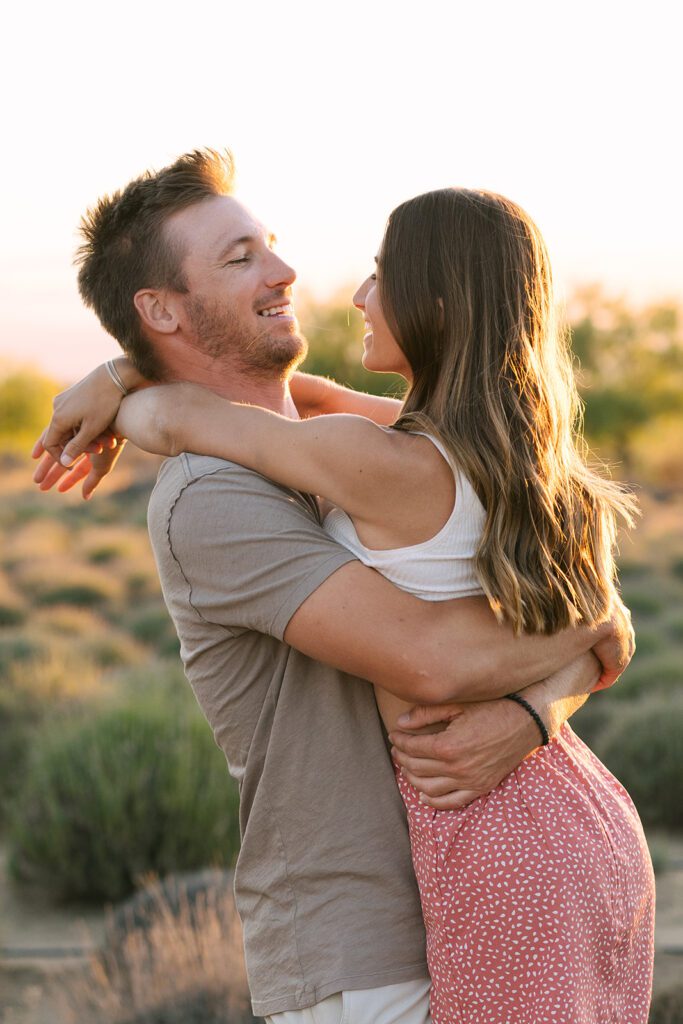 lavender farm couples shoot