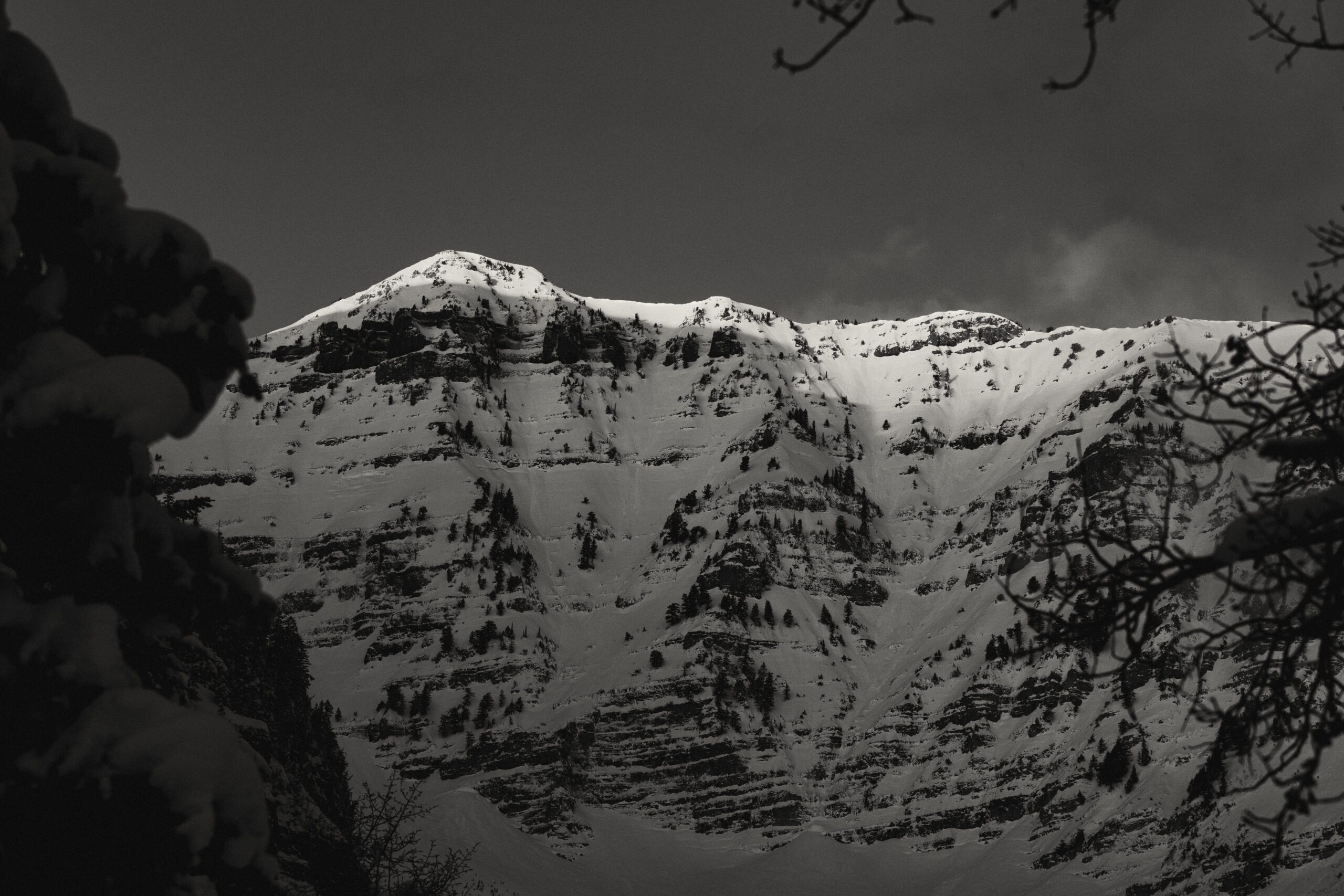 Snowy elopement in Park City, Utah