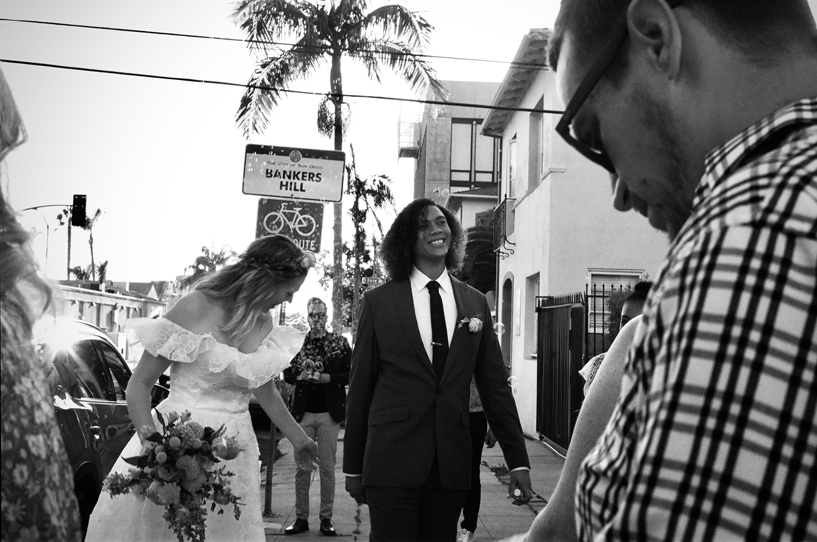 San Diego wedding on 35mm film