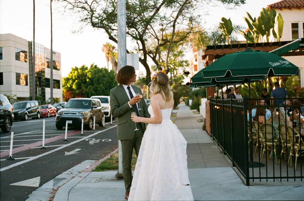 San Diego wedding on 35mm film