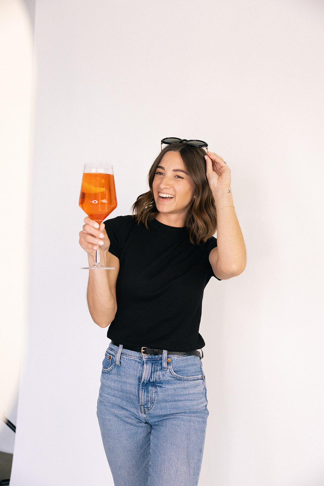 female entrepreneur during her branding photography session in Southern California