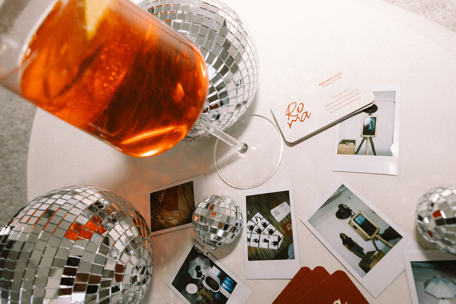 flat lay of a woman's branding materials during a branding photography session