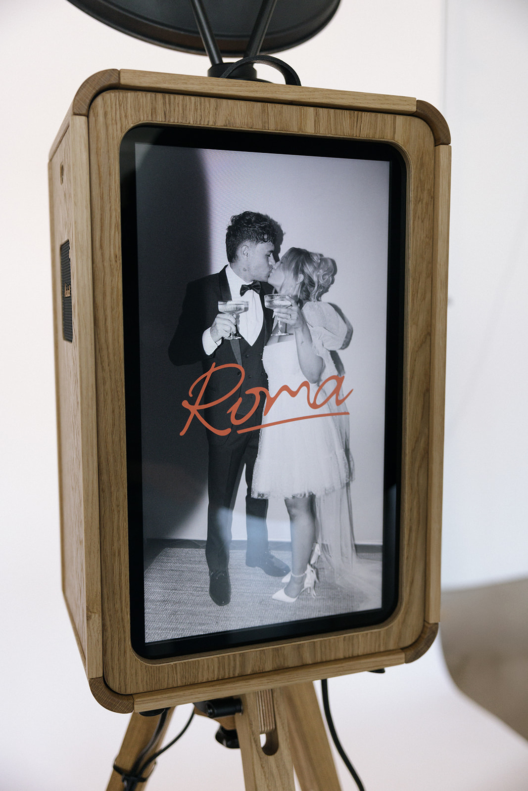 Roma Photo booth branding photography session in studio 