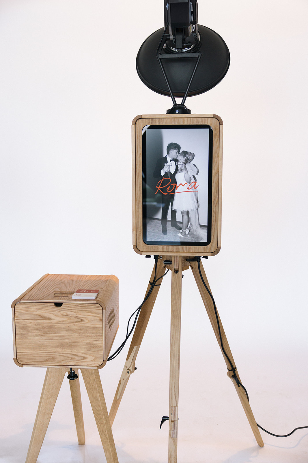studio branding photography session for Roma Photo booth