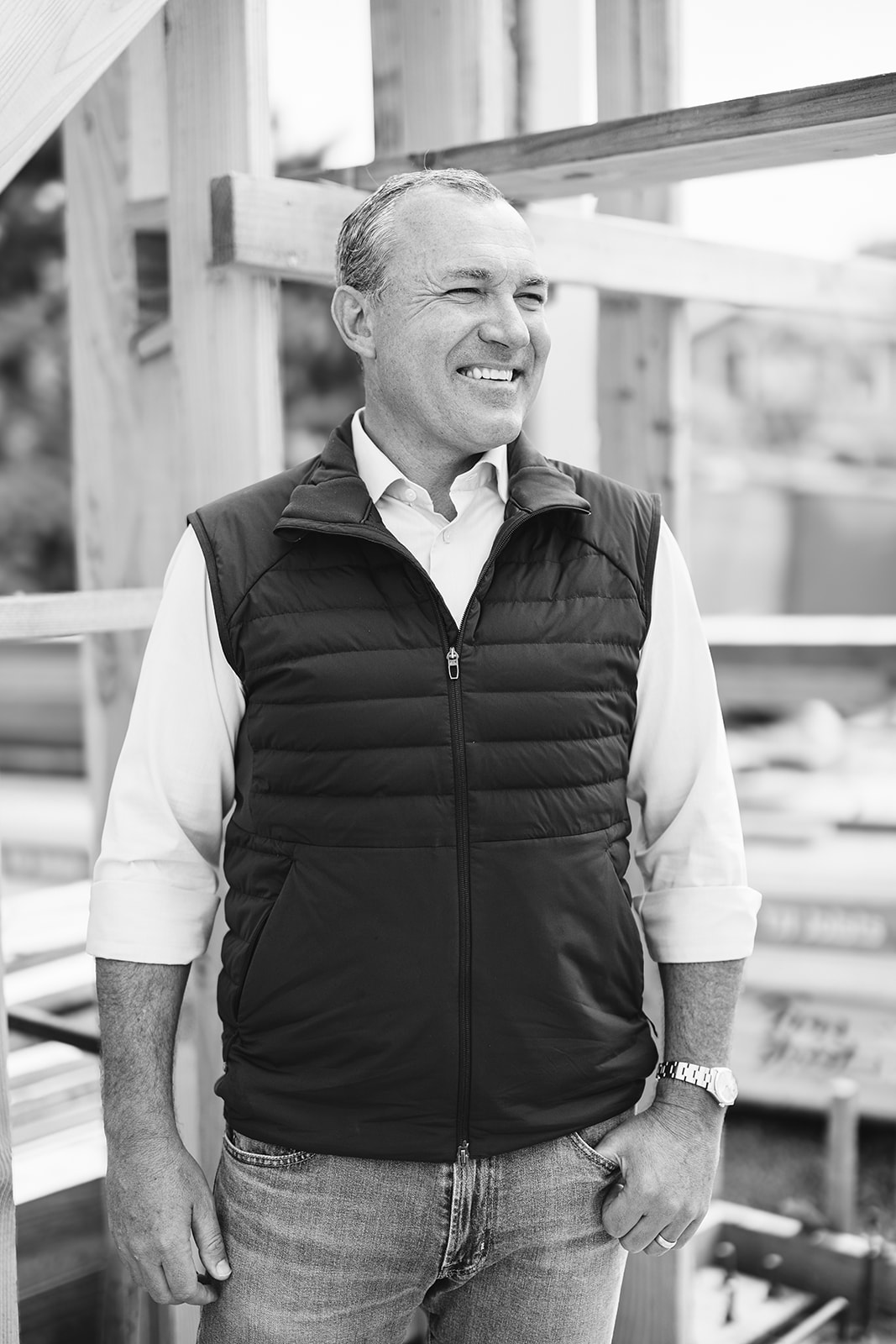 candid brand photoshoot portrait of a business owner in California 