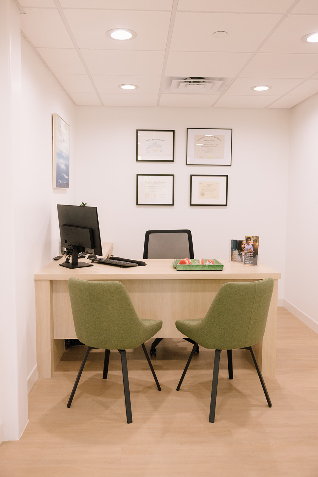 and orthodontist's office for branding photos 