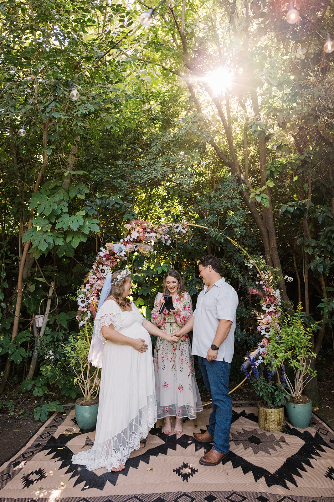 the Small Intimate Wedding ceremony 