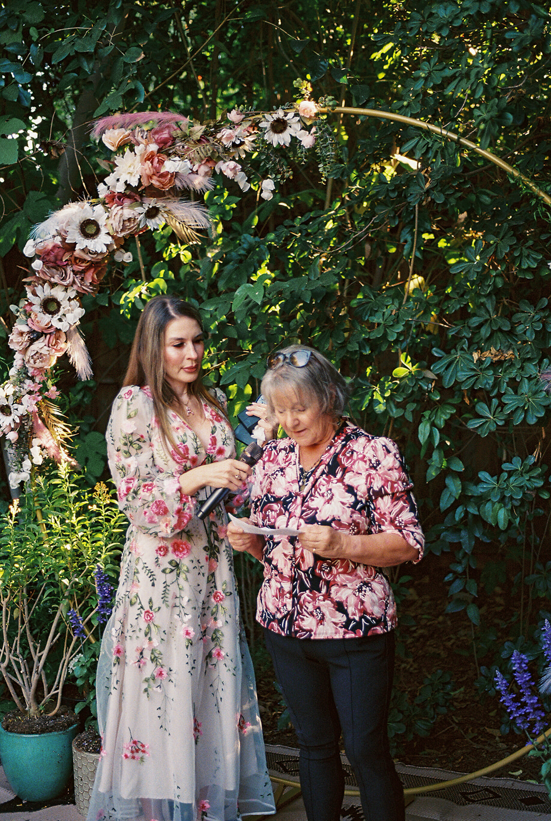 a wedding guest giving a speech at the Small Intimate Wedding
