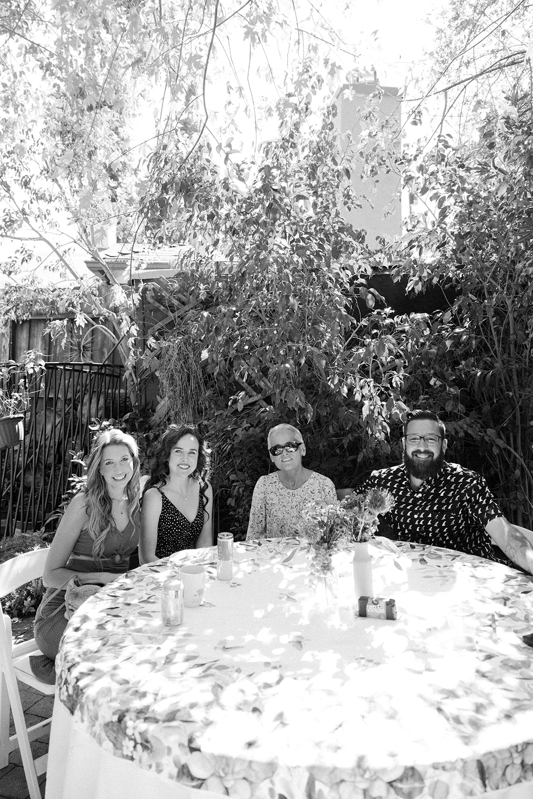 guests sitting at a table 