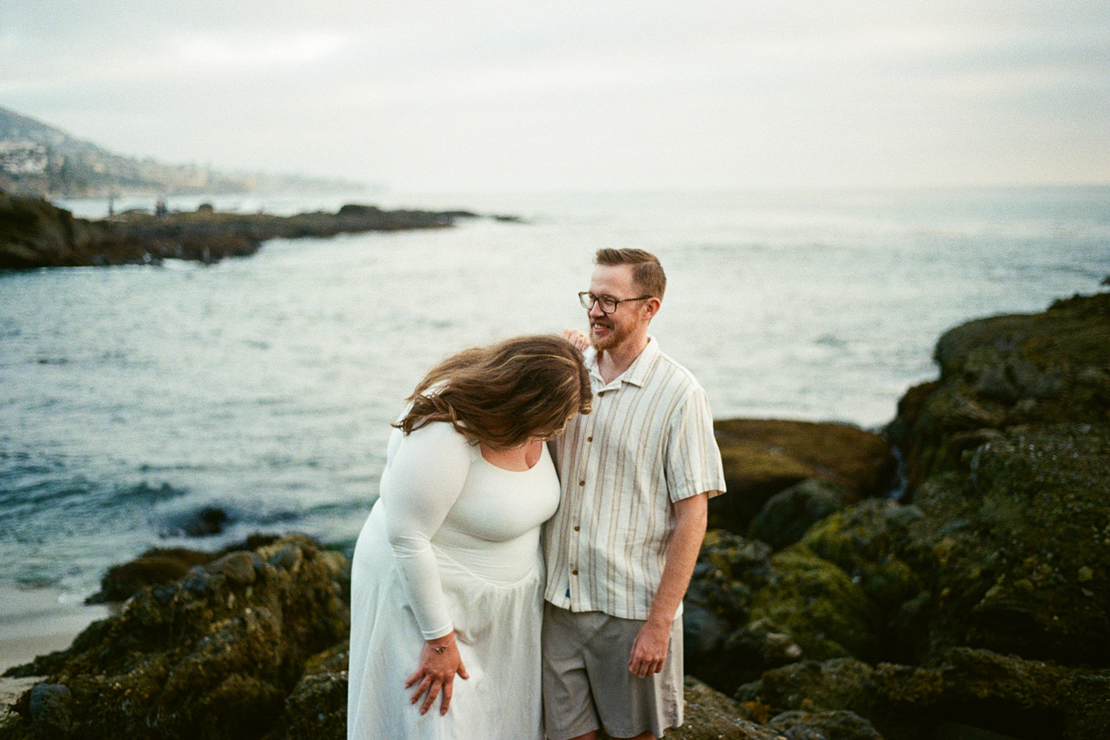 film engagement photos at Laguna Beach 